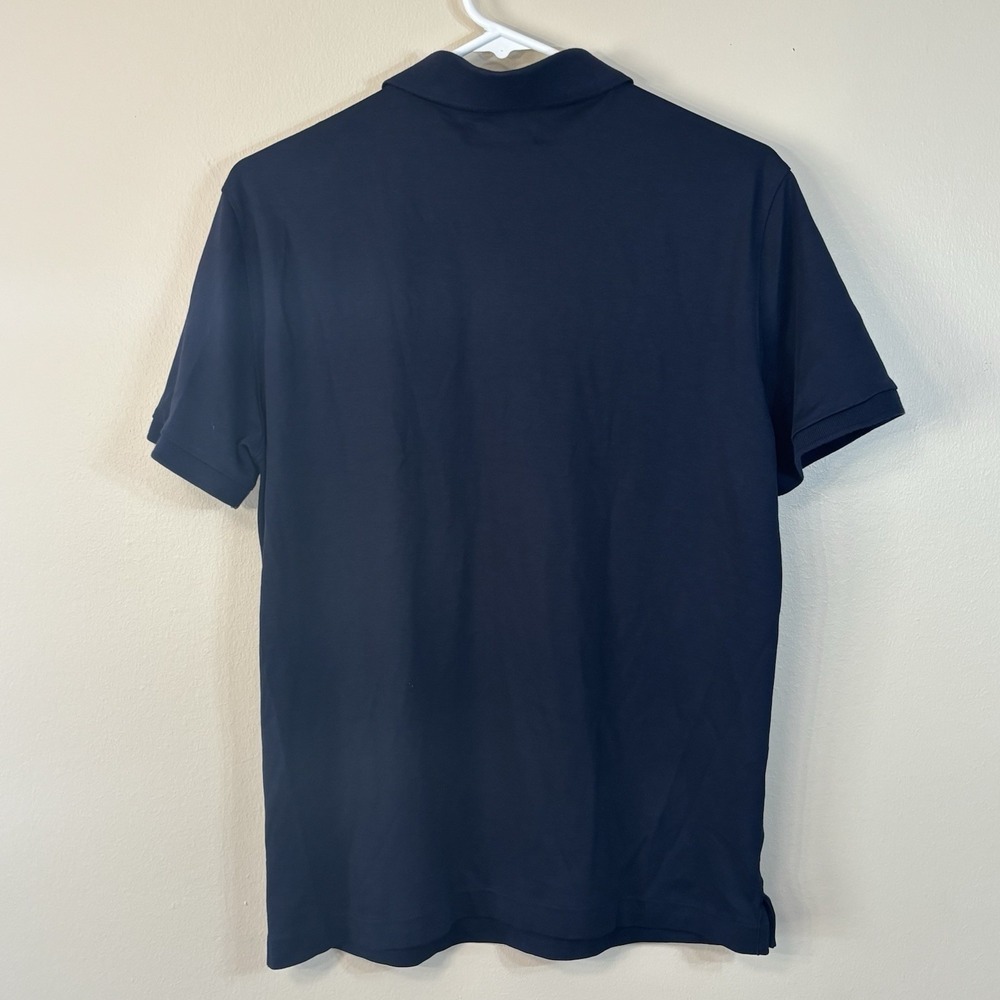 Banana Republic Polo Shirt Mens Small Luxury Touch Performance Cotton Small Navy